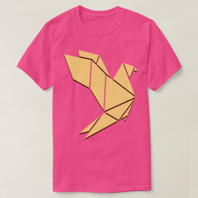 T-shirt Dove En Style Origami (Design devant)