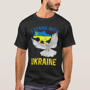 T-shirt Dove Of Peace Support Ukraine I stand With Ukraine