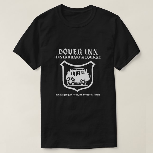T-shirt Dover Inn Restaurant and Lounge, Mt Prospect, IL (Design devant)