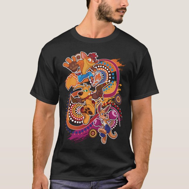 T-shirt Down Under Trio (Devant)