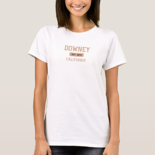 T-shirt Downey California 1873 Résident Ca Local Los Angel