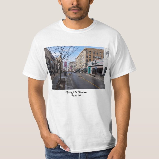 T-shirt Downtown Springfield (Devant)