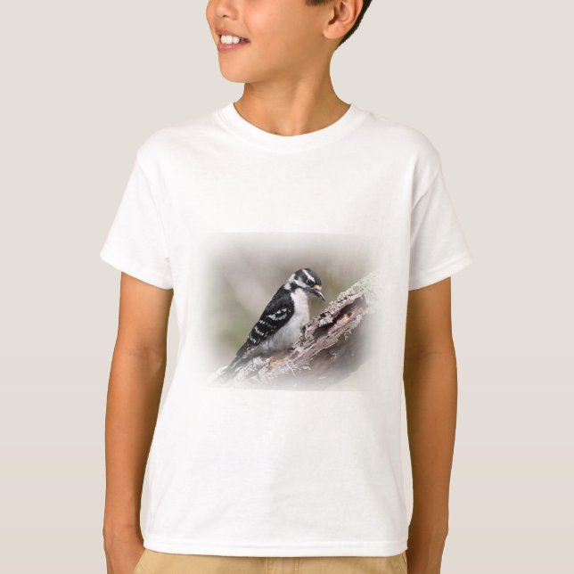 T-shirt Downy woodpecker (Devant)