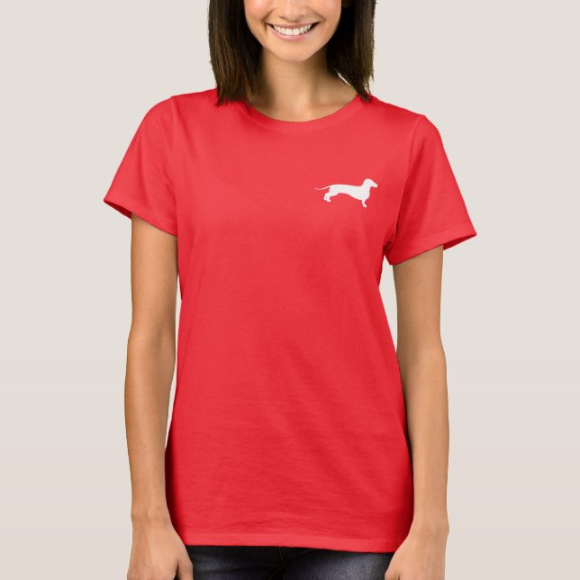 T-shirt Doxie blanche (Devant)