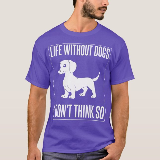 T-shirt Doxie Dachshund Chien Chien Chien Chien Chien Chie (Devant)
