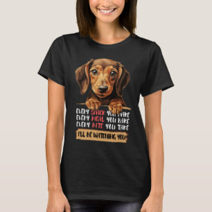 T-shirt Doxie - Je te regarderai