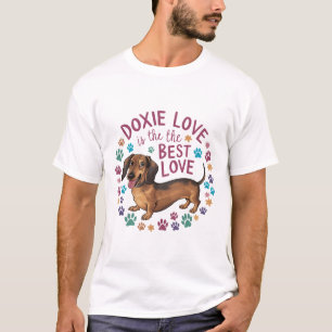 T-shirt Doxie Love Est Le Meilleur Amour