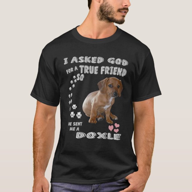 T-shirt Doxle Chien Maman Costume animal de compagnie, Bea (Devant)