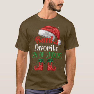 T-shirt Doyen Des Étudiants Père Noël Favori Claus Fu Noël