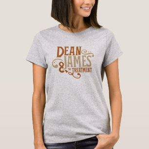 T-shirt Doyen James et la pièce en t de gris de traitemen