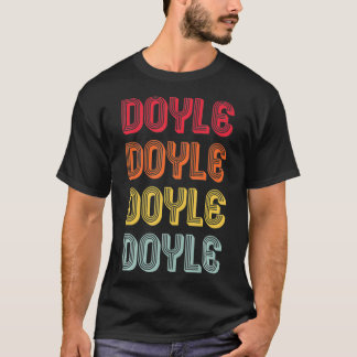 T-shirt DOYLE Cadeau Nom de famille Funny Retro Vintage 80