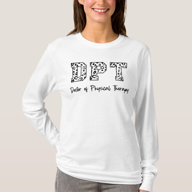 T-shirt DPT Docteur en physiothérapie (Devant)