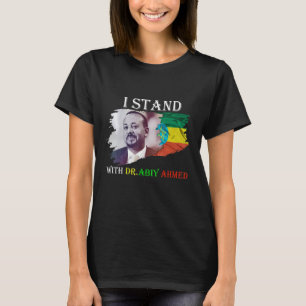 T-shirt Dr Abiy Ahmed chemise Fièrement je suis avec Abiy