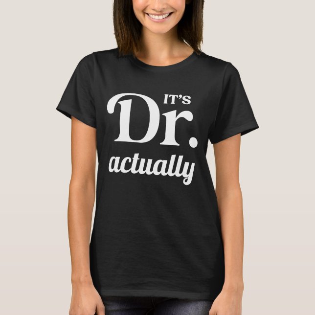T-shirt Dr Actually (Devant)