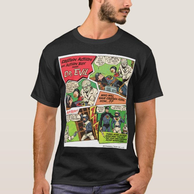 T-shirt Dr. Evil Vintage Tee (Devant)