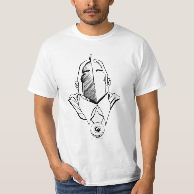 T-shirt Dr. Fate Mask Plan (Devant)