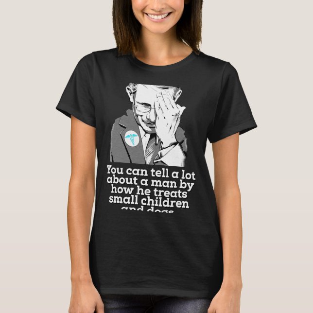 T-shirt Dr. Fauci Chien Torture Violence animale Anti Fauc (Devant)