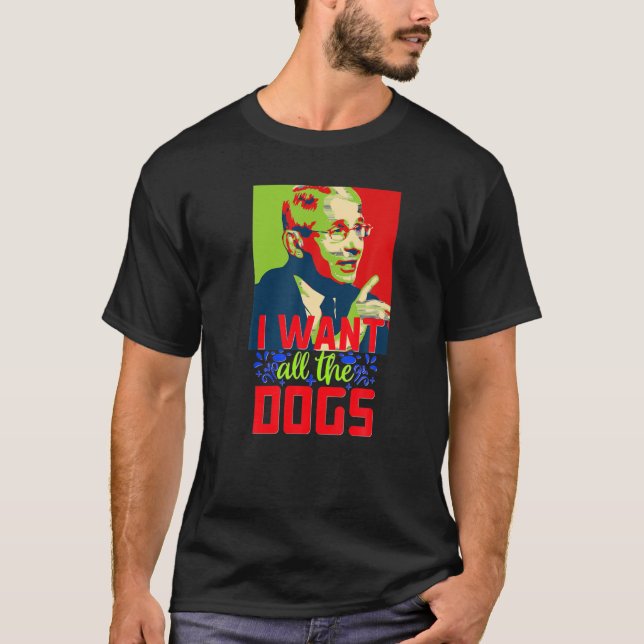 T-shirt Dr. Fauci Mandat de Noël Funny Fauci Chien Xmas (Devant)