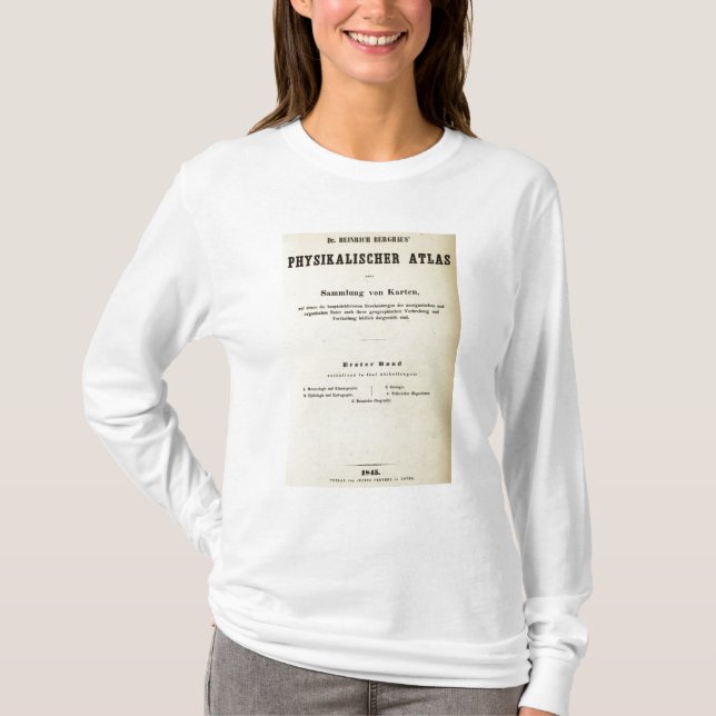 T-shirt Dr. Heinrich Berghaus de page titre (Devant)