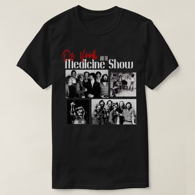 T-shirt Dr Hook et le salon de médecine (Design devant)