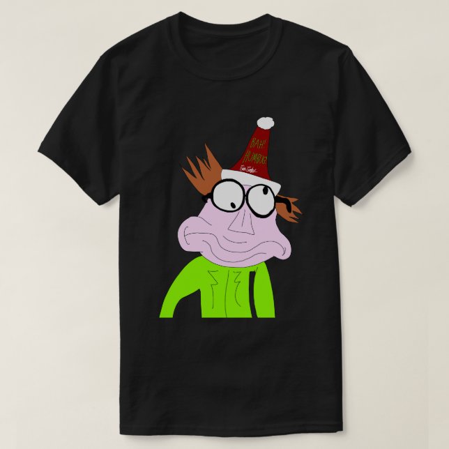 T-shirt Dr. LeBrick Bah Humbug Noël (Design devant)