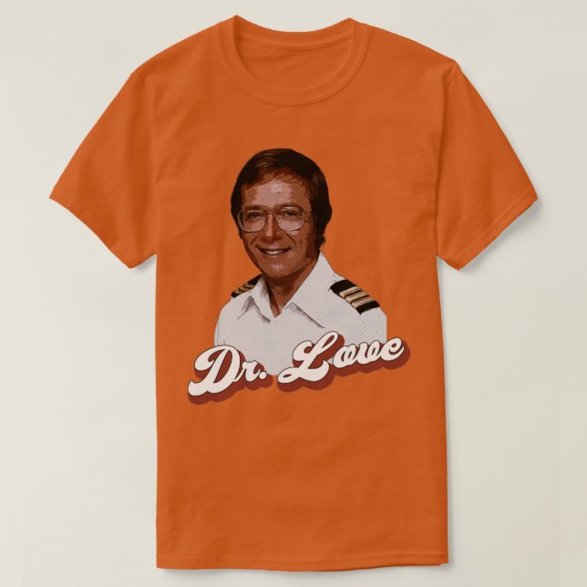T-shirt Dr Love Doc Bricker du Love Boat (Design devant)