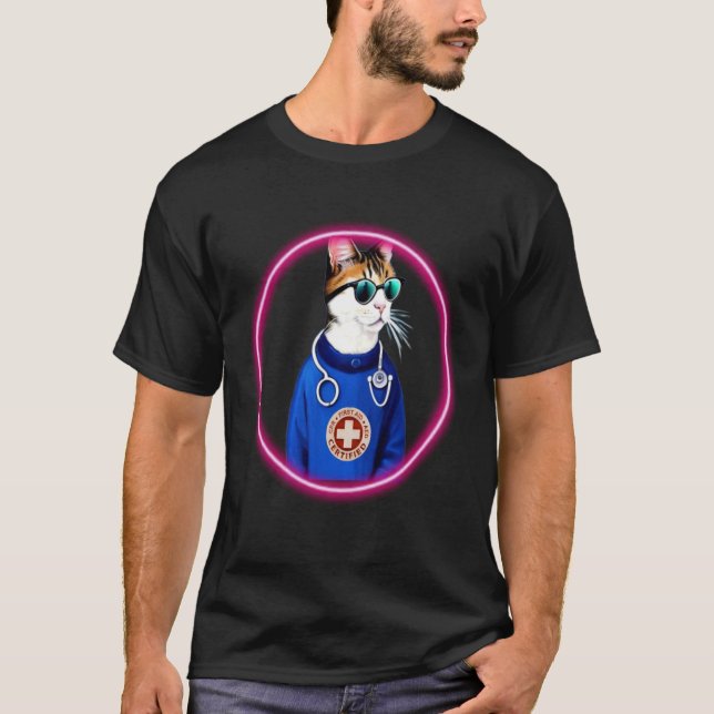 T-shirt Dr Meow (Devant)