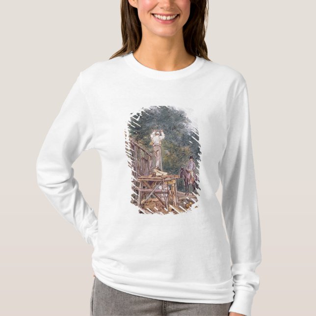 T-shirt Dr. Monro inspectant ses écuries (Devant)
