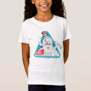 T-Shirt Dr Seuss   Cat in the Moon Outer Space Graphic