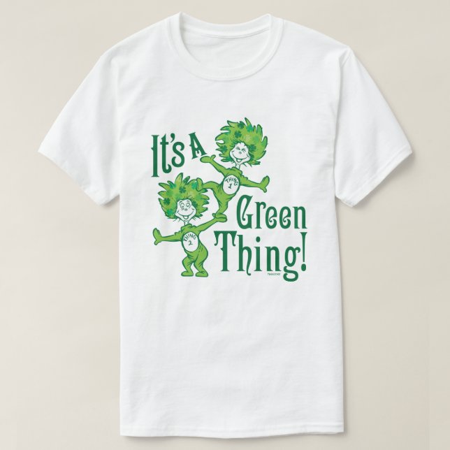 T-shirt Dr. Seuss | C'est une affaire verte ! (Design devant)