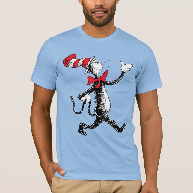 T-shirt Dr Seuss | Chat dans la marche des chats Casquette (Devant)