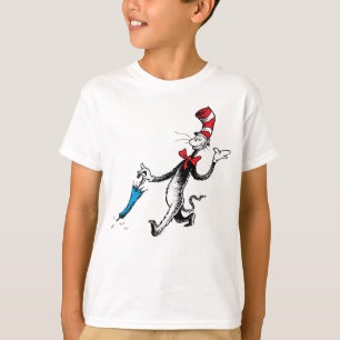 T-shirt Dr Seuss Chat dans la marche des parapluies Casq