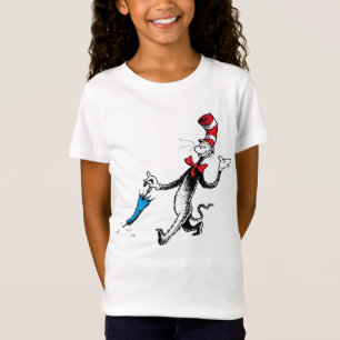 T-Shirt Dr Seuss   Chat dans la marche des parapluies Casq
