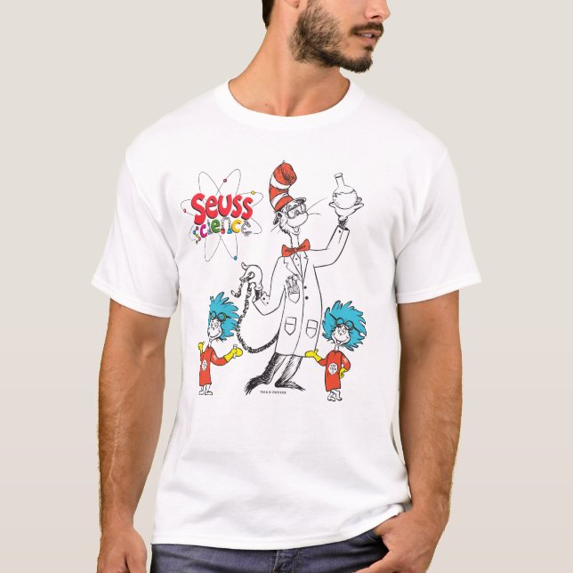 T-shirt Dr Seuss | Chat dans la science de la sécurité Cas (Devant)