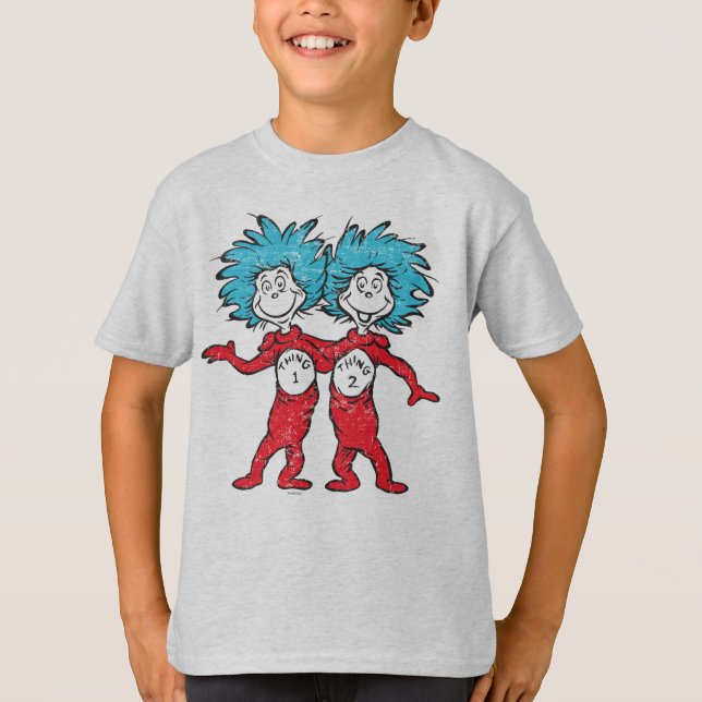 T-shirt Dr Seuss| Chose 1, Chose 2 Assis (Devant)