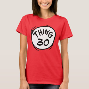 T-shirt Dr. Seuss Chose Personnalisée Un Deux