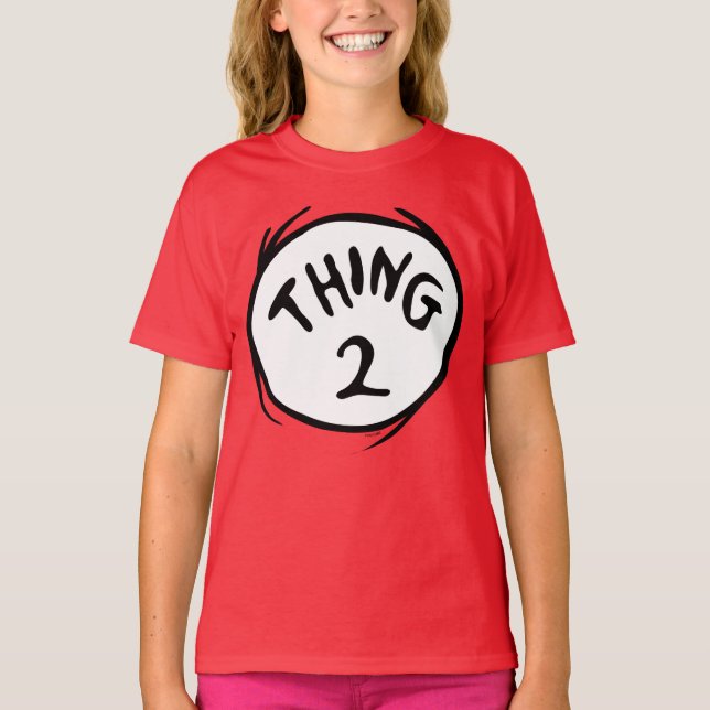 T-shirt Dr. Seuss | Chose Un Chose Deux - Chose Deux (Devant)