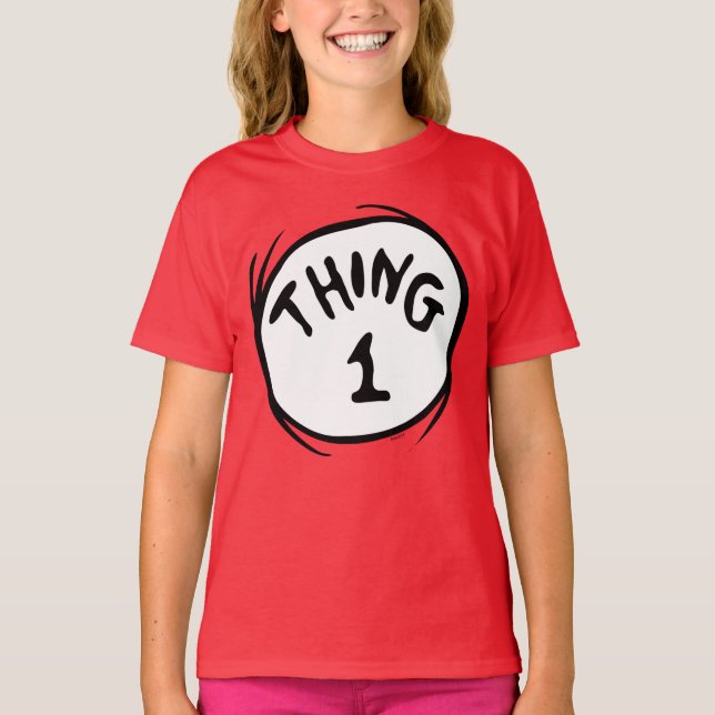 T-shirt Dr. Seuss | Chose Un Chose Deux - Chose Un (Devant)