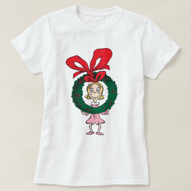 T-shirt Dr. Seuss | Cindy-Lou Who - Couronne (Design devant)