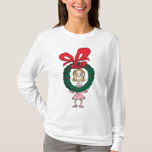 T-shirt Dr Seuss Cindy-Lou Who - Wreath