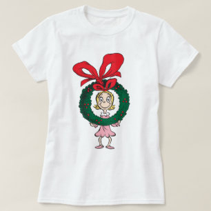 T-shirt Dr Seuss Cindy-Lou Who - Wreath