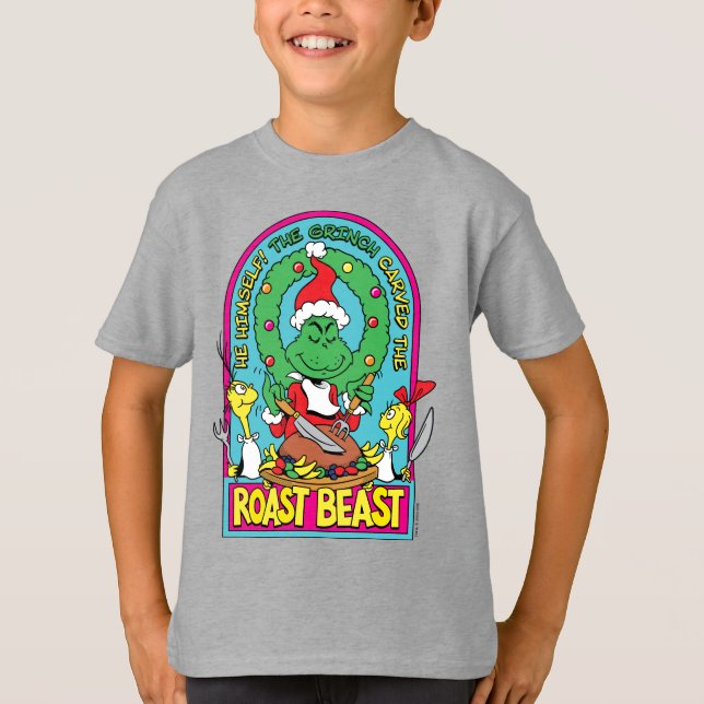 T-shirt Dr Seuss | Graphique de la bête rôtie (Devant)