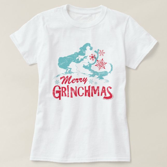 T-shirt Dr Seuss | Grinch - Joyeux Grinchmas (Design devant)
