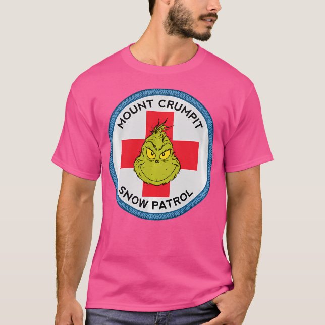 T-shirt Dr. Seuss Grinch Patrol sur la neige du mont Crump (Devant)