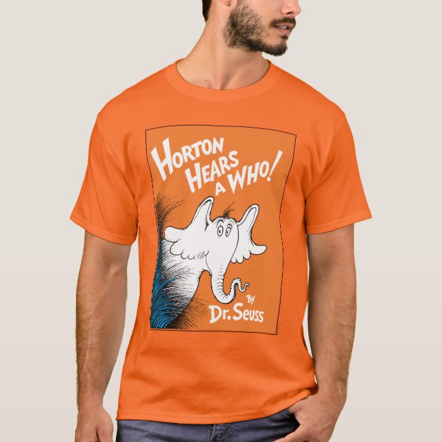 T-shirt Dr Seuss | Horton Entend un qui livre (Devant)