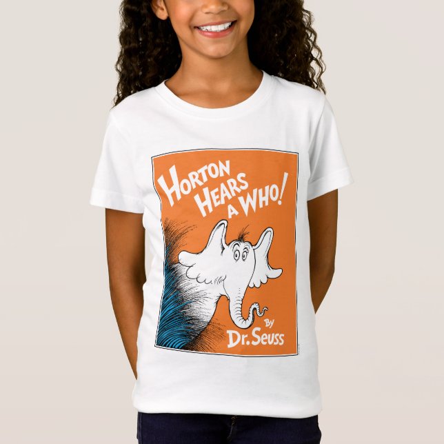 T-Shirt Dr Seuss | Horton Entend un qui livre (Devant)