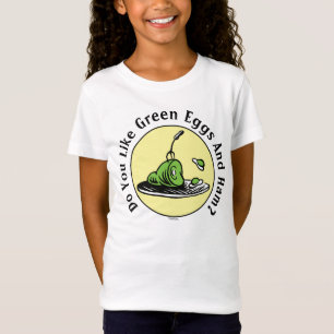 T-Shirt Dr. Seuss   Icône d'œufs verts et jambon