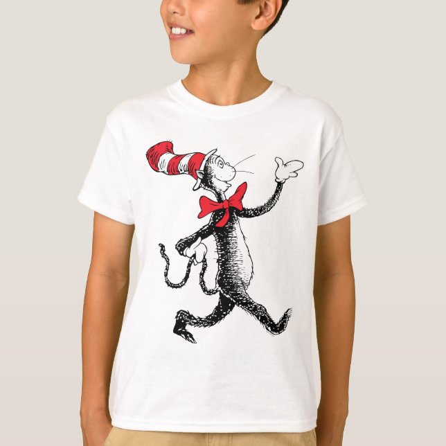 T-shirt Dr. Seuss | Le Chat Chapeauté défile (Devant)