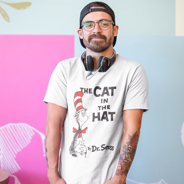 T-shirt Dr. Seuss | Le Chat dans le Chapeau (Person wearing shirt)