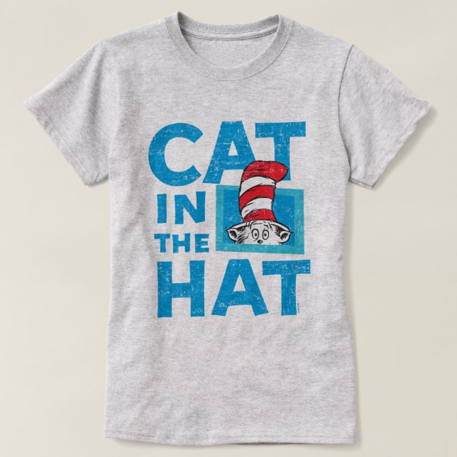 T-shirt Dr. Seuss | Logo du Chat dans le Chapeau (Design devant)